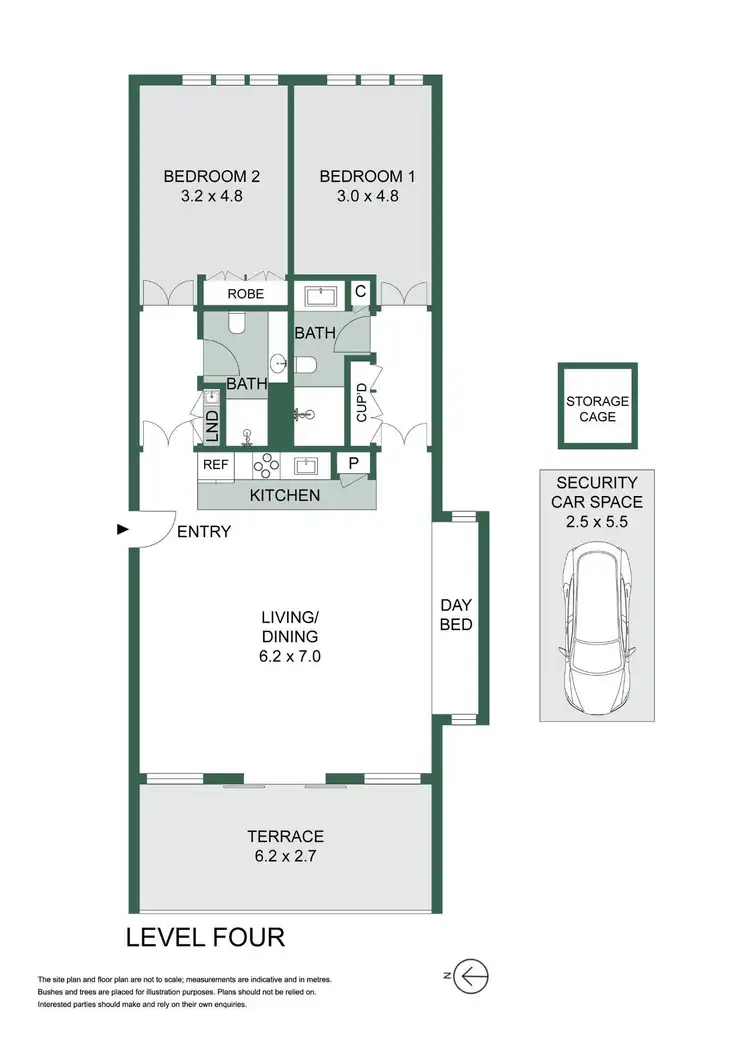 Floorplan of Homely apartment listing, 210/18 Danks Street, Waterloo NSW 2017