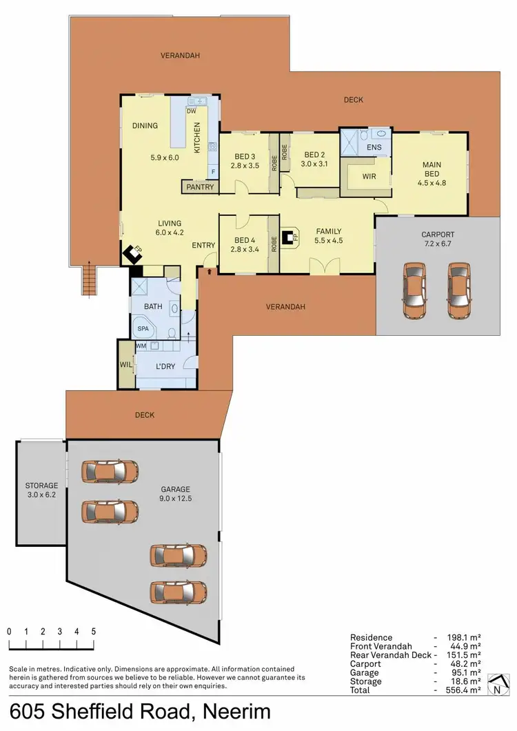 Floorplan of Homely house listing, 605 Sheffield Road, Neerim VIC 3831