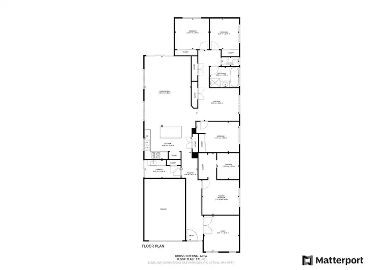 Floorplan of Homely house listing, 16 Dusky Way, Officer VIC 3809