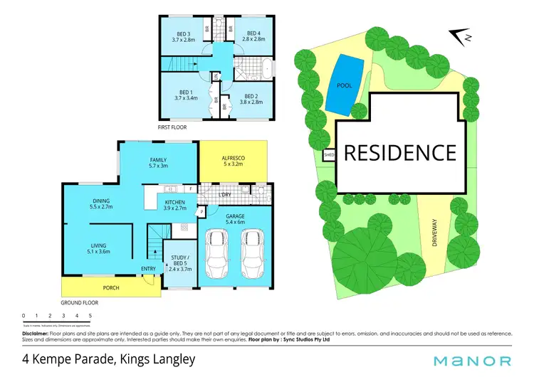 Floorplan of Homely house listing, 4 Kempe Parade, Kings Langley NSW 2147
