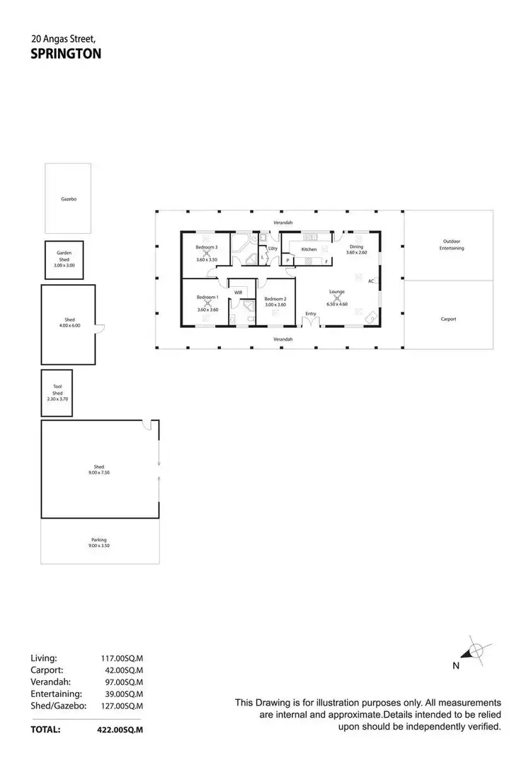Floorplan of Homely house listing, 20 Angas Street, Springton SA 5235