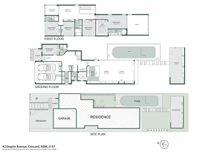 Floorplan of Homely house listing, 42 Empire Avenue, Concord NSW 2137