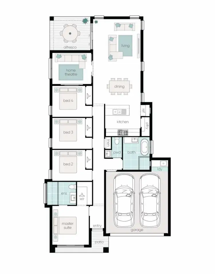 Floorplan of Homely house listing, Lot 837 Saxonvale Grove, Cessnock NSW 2325