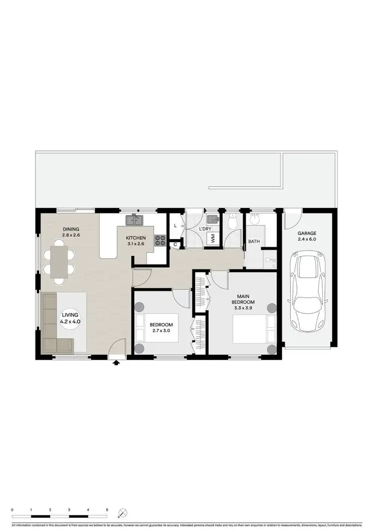 Floorplan of Homely house listing, 1/92 Hardwicke Street, Summerhill TAS 7250