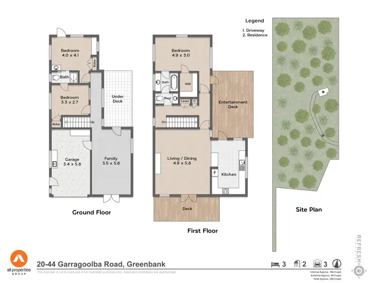 Floorplan of Homely house listing, 20-44 Garragoolba Road, Greenbank QLD 4124
