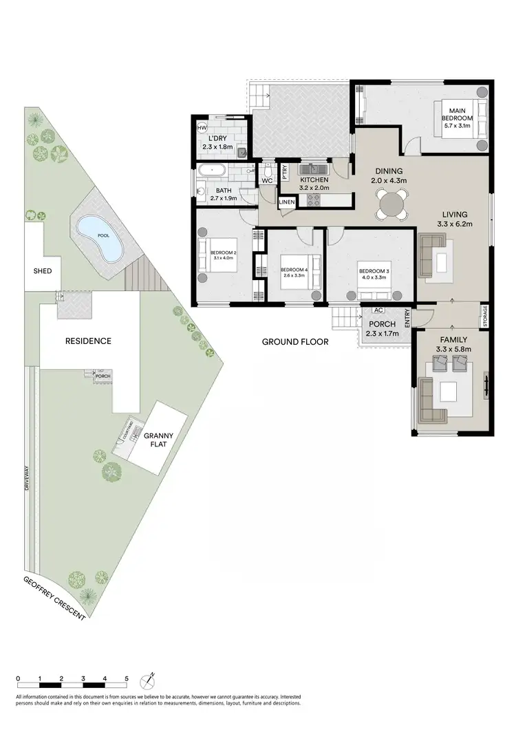 Floorplan of Homely house listing, 15 Geoffrey Crescent, Loftus NSW 2232