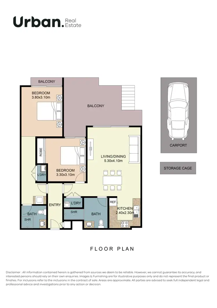 Floorplan of Homely apartment listing, G06/5 Cullen Avenue, Jordan Springs NSW 2747