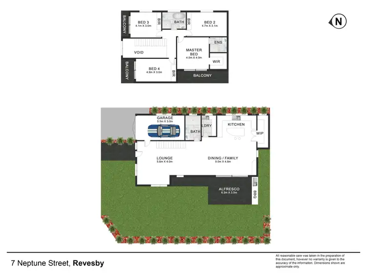 Floorplan of Homely house listing, 7 Neptune Street, Revesby NSW 2212