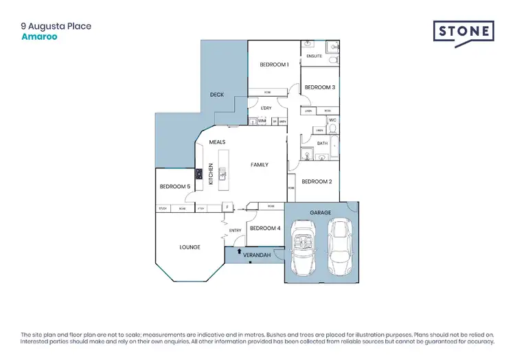 Floorplan of Homely house listing, 9 Augusta Place, Amaroo ACT 2914