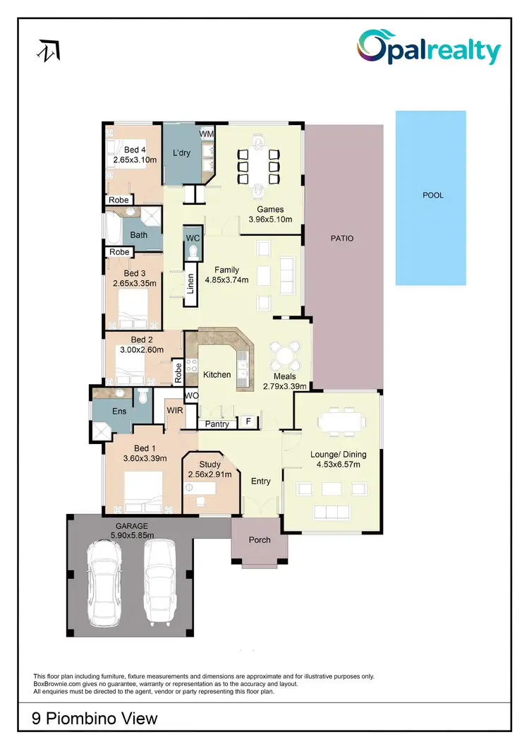 Floorplan of Homely house listing, 9 Piombino View, Secret Harbour WA 6173