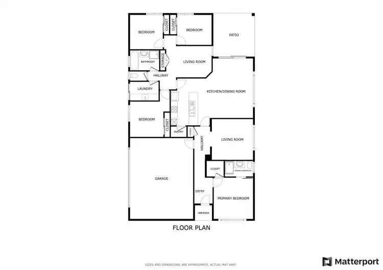 Floorplan of Homely house listing, 17 Hallaran Way, Orange NSW 2800
