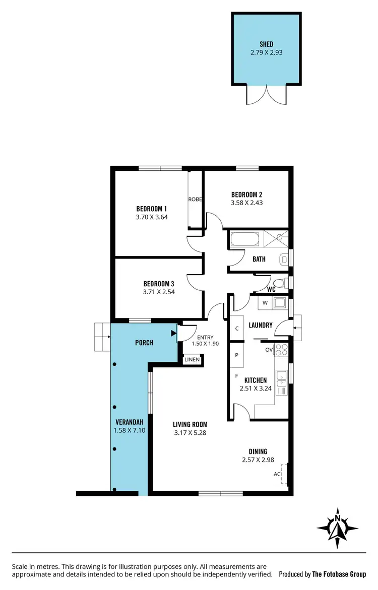 Floorplan of Homely house listing, 30 Glynville Drive, Hackham West SA 5163
