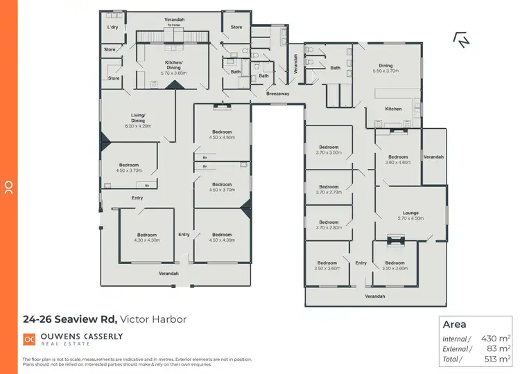 Floorplan of Homely house listing, 24 & 26 Seaview Road, Victor Harbor SA 5211