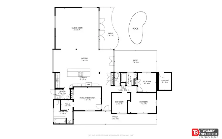 Floorplan of Homely house listing, 12 Marcus Close, Mooroobool QLD 4870