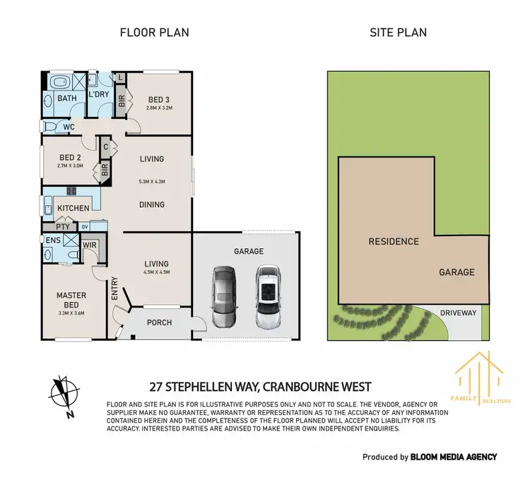 Floorplan of Homely house listing, 27 Stephellen Way, Cranbourne West VIC 3977