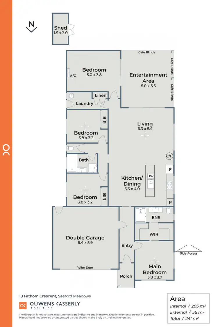 Floorplan of Homely house listing, 18 Fathom Crescent, Seaford Meadows SA 5169