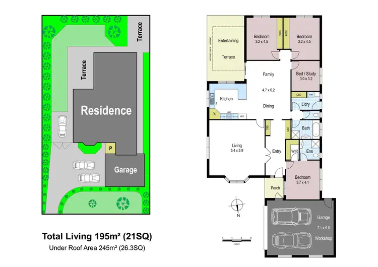 Floorplan of Homely house listing, 20 Munro Street, Warragul VIC 3820