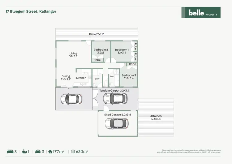 Floorplan of Homely house listing, 17 Bluegum Street, Kallangur QLD 4503