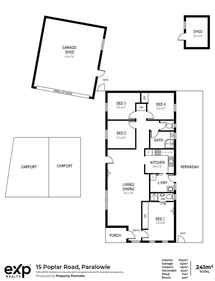Floorplan of Homely house listing, 15 Poplar Road, Paralowie SA 5108