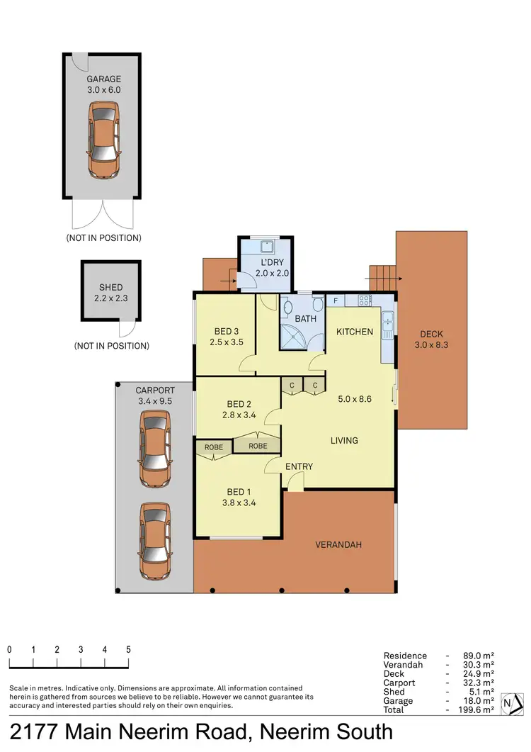 Floorplan of Homely house listing, 2177 Main Neerim Road, Neerim South VIC 3831