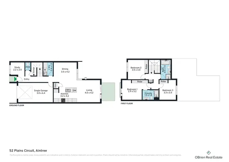 Floorplan of Homely townhouse listing, 52 Plains Circuit, Aintree VIC 3336