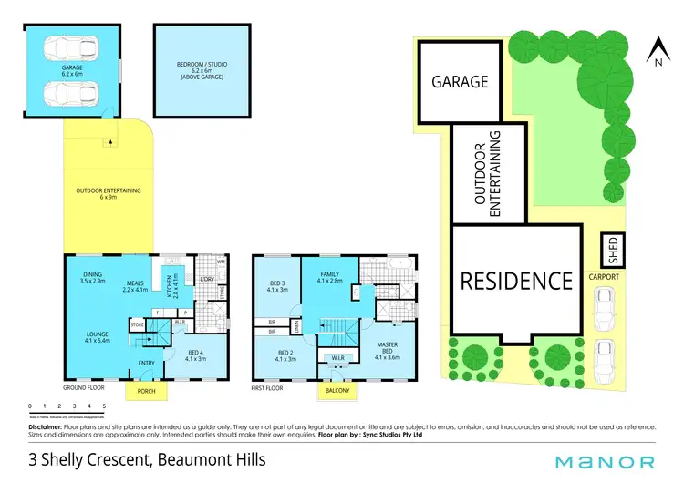 Floorplan of Homely house listing, 3 Shelly Crescent, Beaumont Hills NSW 2155
