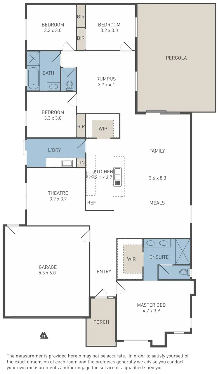 Floorplan of Homely house listing, 44 Bassett Avenue, Wyndham Vale VIC 3024