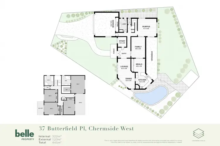 Floorplan of Homely house listing, 37 Butterfield Place, Chermside West QLD 4032