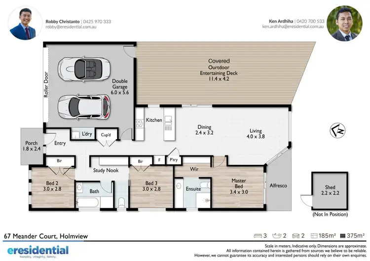 Floorplan of Homely house listing, 67 Meander Circuit, Holmview QLD 4207