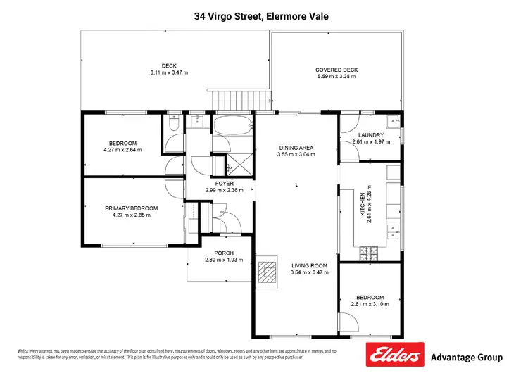 Floorplan of Homely house listing, 34 Virgo Street, Elermore Vale NSW 2287