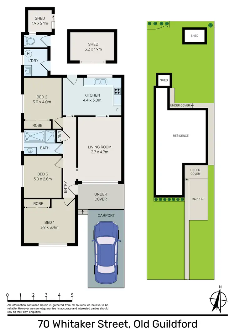 Floorplan of Homely house listing, 70 Whitaker Street, Guildford NSW 2161