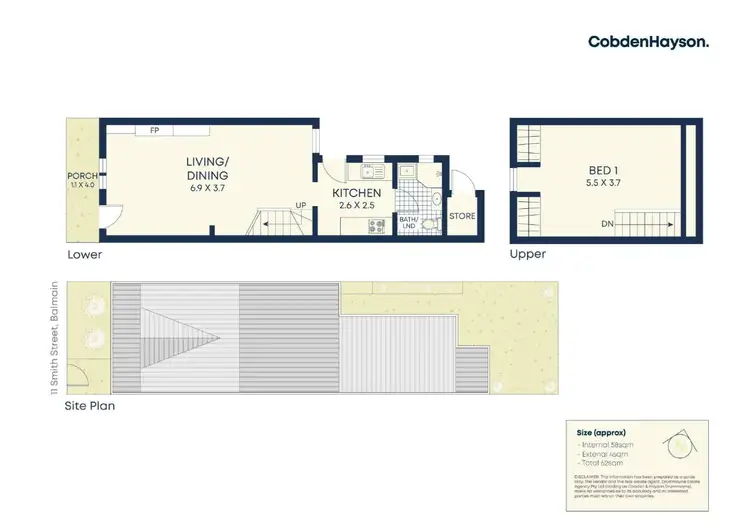 Floorplan of Homely house listing, 11 Smith Street, Balmain NSW 2041