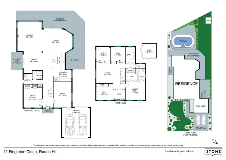 Floorplan of Homely house listing, 11 Fingleton Close, Rouse Hill NSW 2155