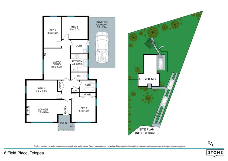 Floorplan of Homely house listing, 6 Field Place, Telopea NSW 2117