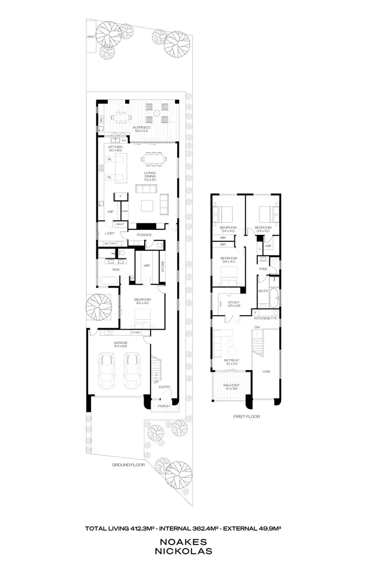 Floorplan of Homely house listing, 8A Charlotte Terrace, Grange SA 5022