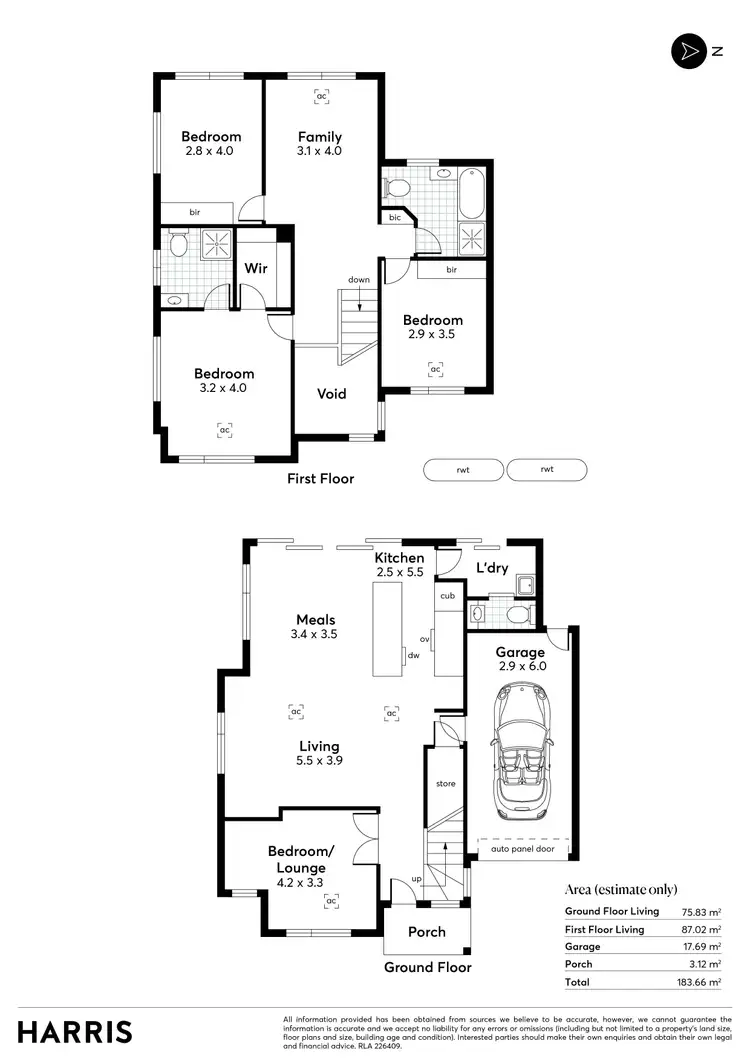Floorplan of Homely house listing, 4C Newman Street, Magill SA 5072
