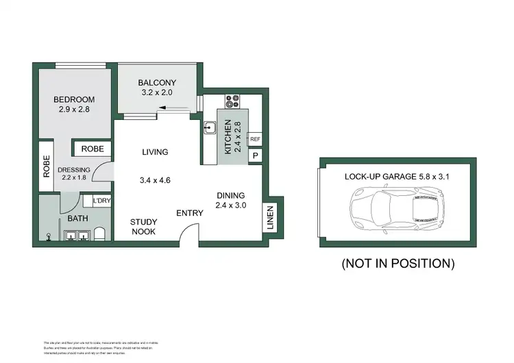 Floorplan of Homely apartment listing, 2/20 Crows Nest Road, Waverton NSW 2060