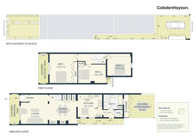 Floorplan of Homely house listing, 341 Balmain Road, Lilyfield NSW 2040