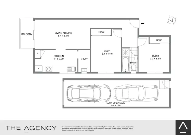 Floorplan of Homely apartment listing, 9/41 Henley Road, Homebush West NSW 2140