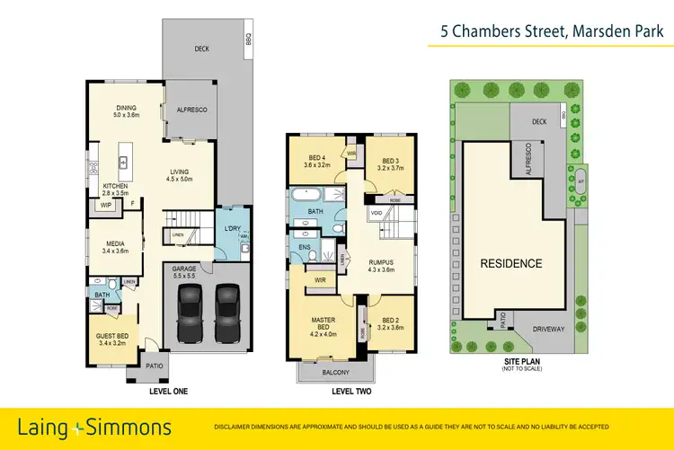 Floorplan of Homely house listing, 5 Chambers St, Marsden Park NSW 2765