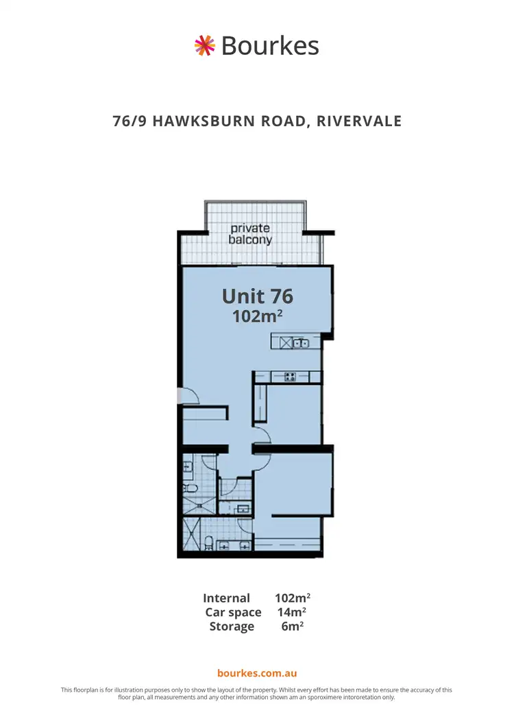 Floorplan of Homely apartment listing, 76/9 Hawksburn Road, Rivervale WA 6103