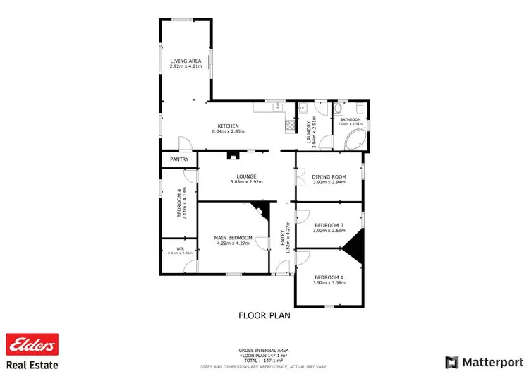 Floorplan of Homely house listing, 86 Kennedy Street, Northam WA 6401