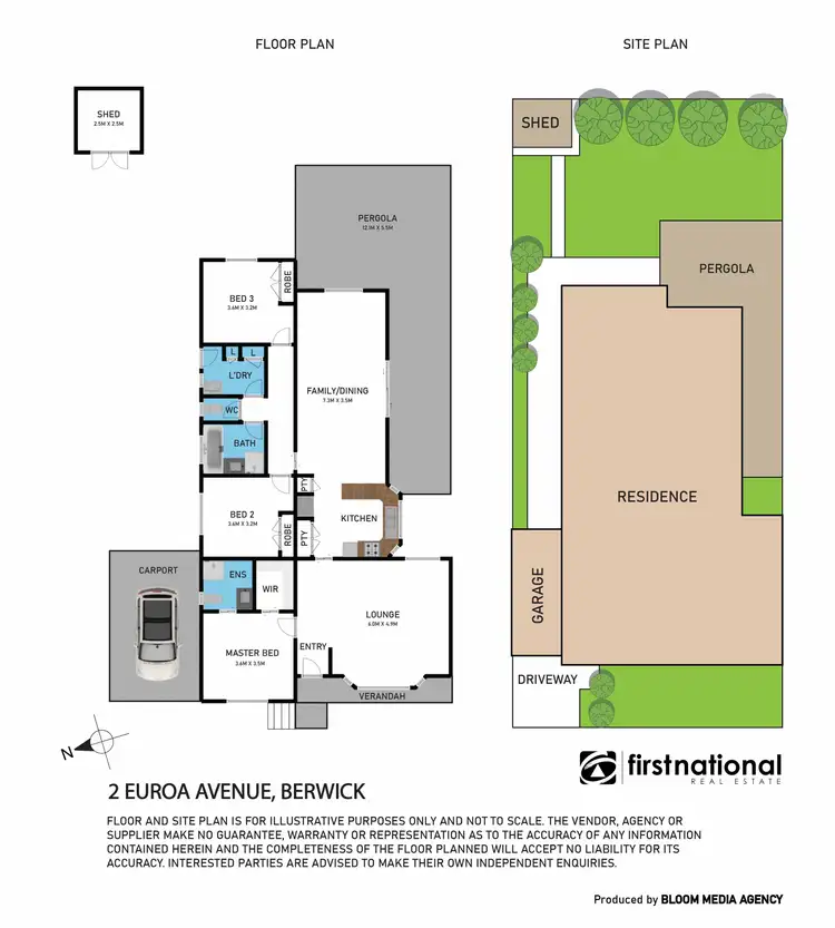 Floorplan of Homely house listing, 2 Euroa Avenue, Berwick VIC 3806