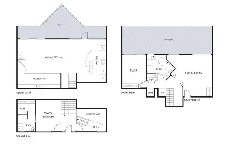 Floorplan of Homely townhouse listing, 61/83 Crozier Circuit, Kambah ACT 2902
