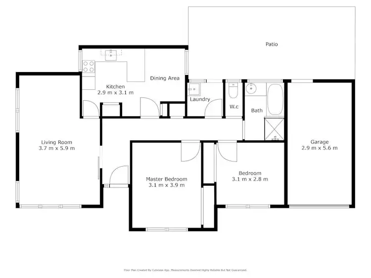Floorplan of Homely unit listing, 1/166 Canadian Bay Road, Mount Eliza VIC 3930