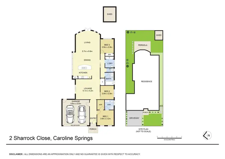 Floorplan of Homely house listing, 2 Sharrock Close, Caroline Springs VIC 3023