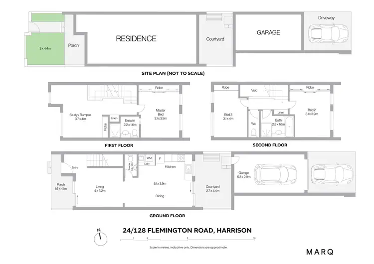 Floorplan of Homely townhouse listing, 24/128 Flemington Road, Harrison ACT 2914