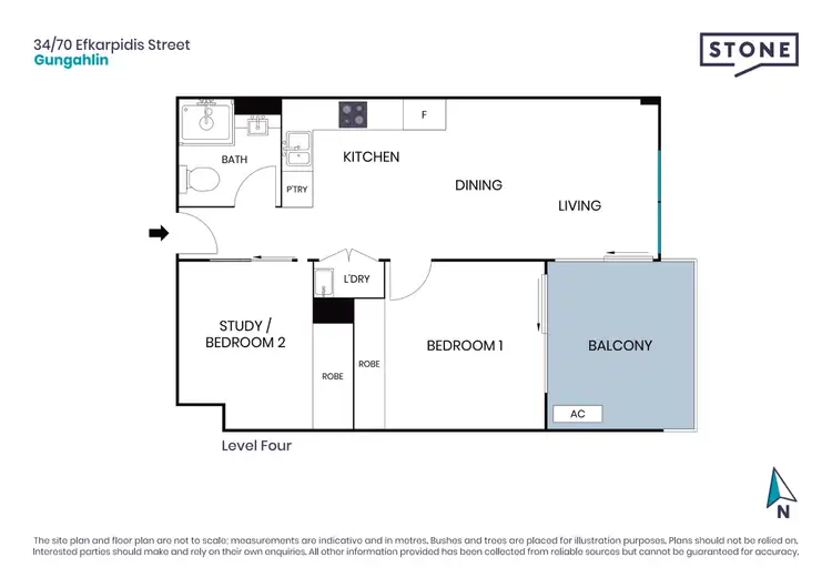 Floorplan of Homely apartment listing, 34/70 Efkarpidis Street, Gungahlin ACT 2912