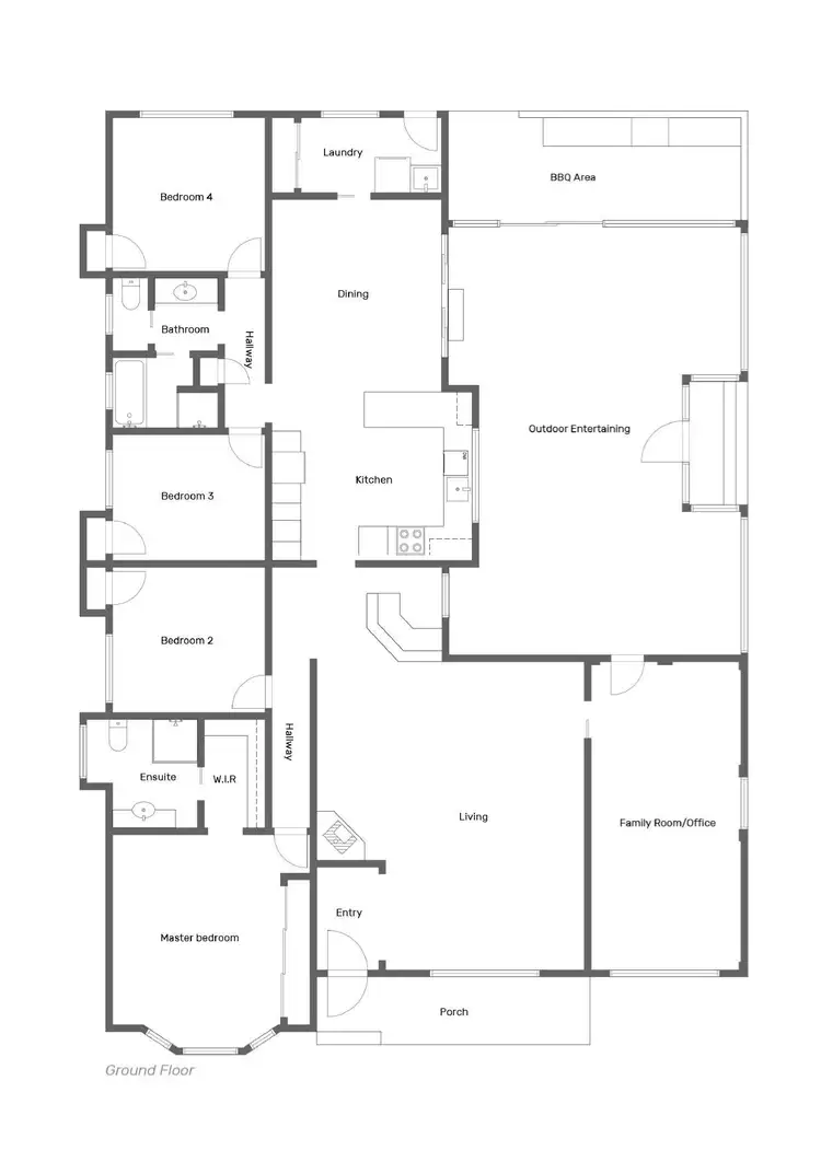 Floorplan of Homely house listing, 1 Monaghan Street, Cobar NSW 2835