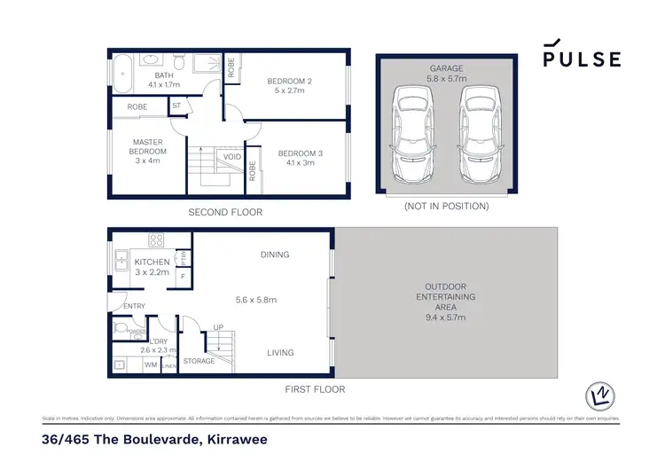 Floorplan of Homely townhouse listing, 36/465-479 The Boulevarde, Kirrawee NSW 2232